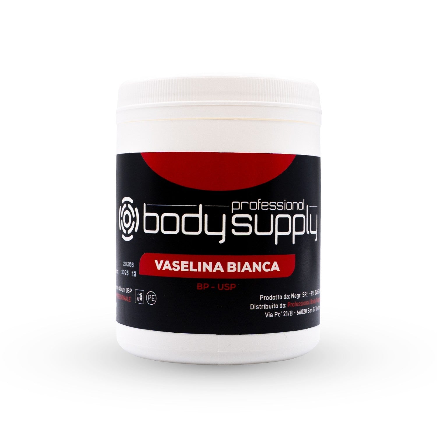 BODYSUPPLY VASELINA BIANCA PURISSIMA 1000gr/500gr/250gr